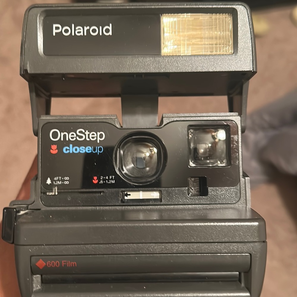 Vintage Polaroid one step close up
